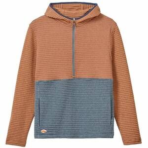 NEW JOHNNIE-O men's werner 1/2 zip hoodie in blue moon